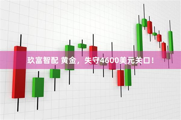 玖富智配 黄金，失守4600美元关口！